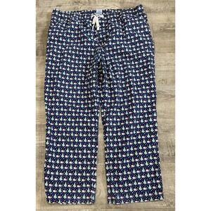 Vineyard Vines Mens Pajama Christmas Lounge‎ Pants 3XB Christmas Tree Santa